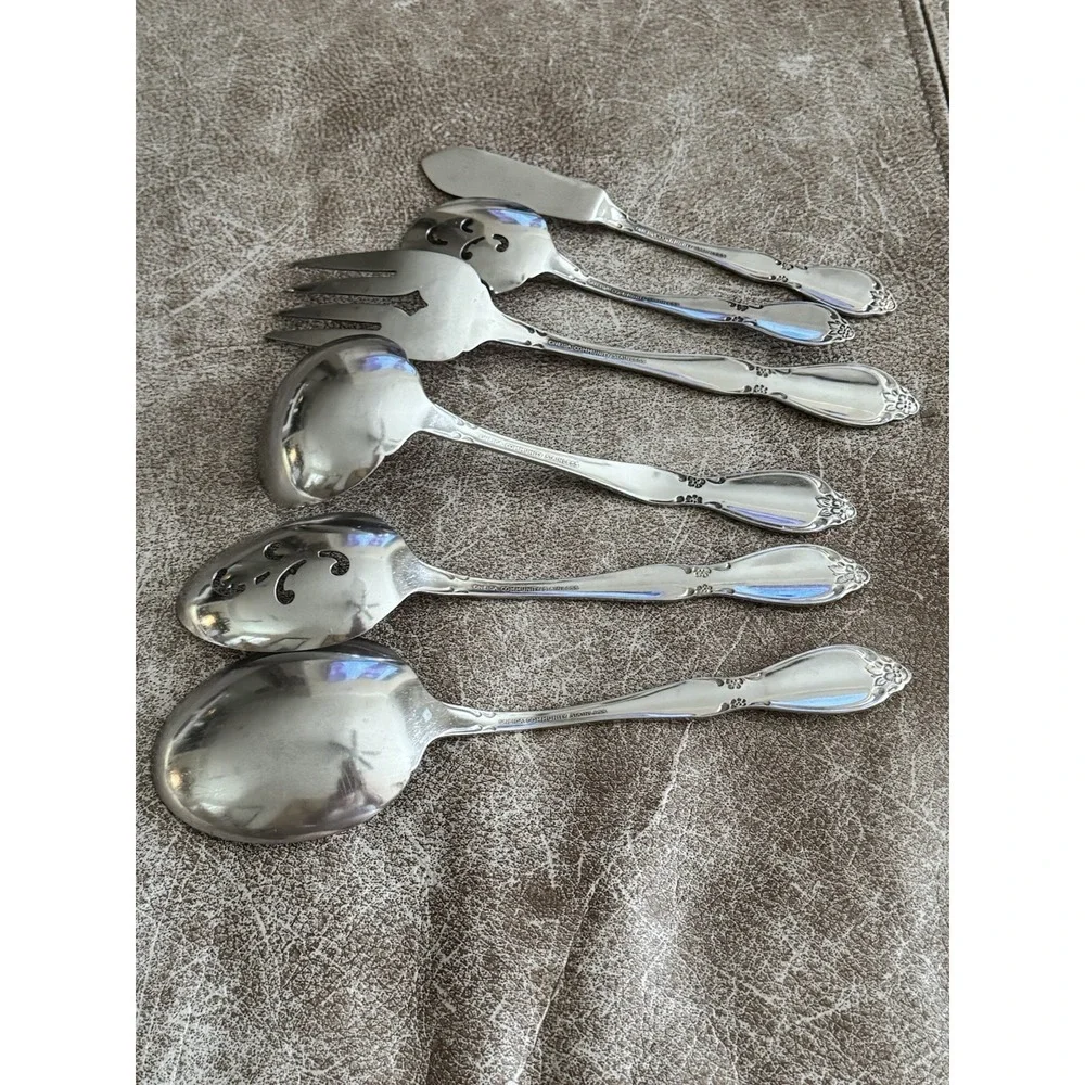 Oneida Community CHATELAINE Hostess‎ Serving  Pieces Betty Crocker Glossy (6)